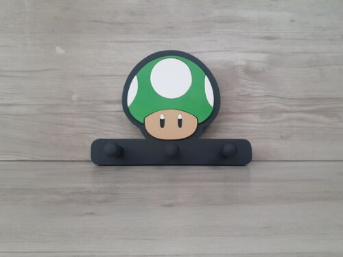 Cabideiro Super Mario - Cogumelo Vida