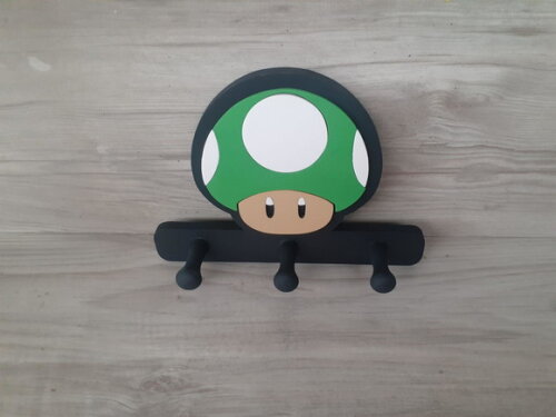 Cabideiro Super Mario - Cogumelo Vida