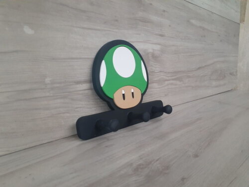 Cabideiro Super Mario - Cogumelo Vida