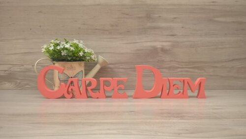 Carpe Diem - Letras Decorativas