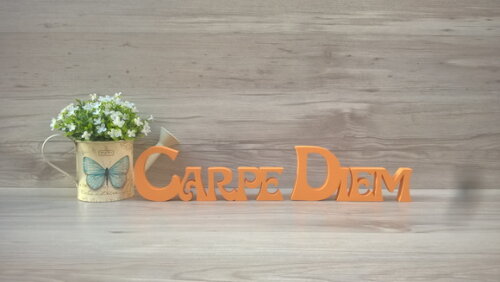 Carpe Diem - Letras Decorativas