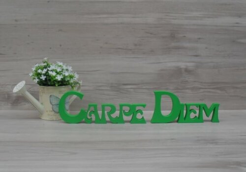 Carpe Diem - Letras Decorativas