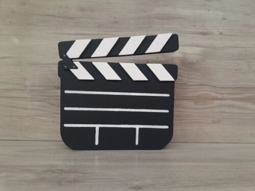 Claquete decorativa de mesa - MDF