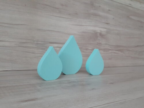 Chuva de amor - Gotas de mesa - Decoração Festa Arco Íris