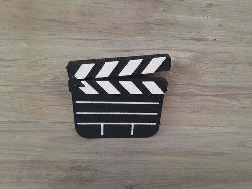 Claquete decorativa de mesa - MDF