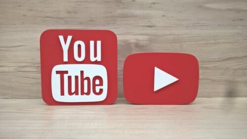 Combo Mídias Sociais - Simbolo Youtube e Youtube Play