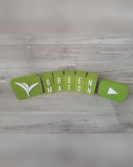 Combo Personalizado - Nome em Cubos 10 Letras + Símbolos