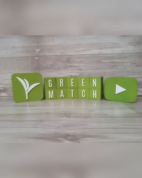 Combo Personalizado - Nome em Cubos 10 Letras + Símbolos