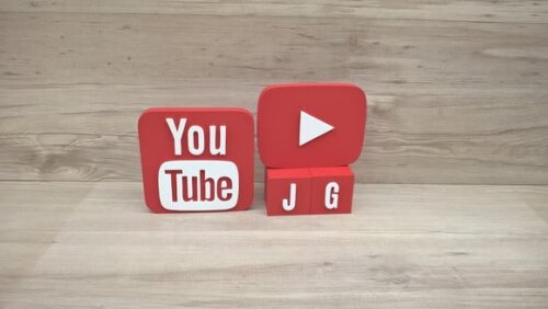 Combo Youtube - Nome em Cubos 2 Letras + Símbolos