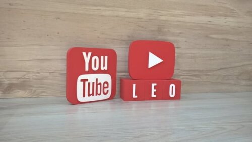 Combo Youtube - Nome em Cubos 3 Letras + Símbolos
