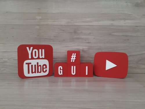 Combo Youtube - Nome em Cubos 4 Letras + Símbolos