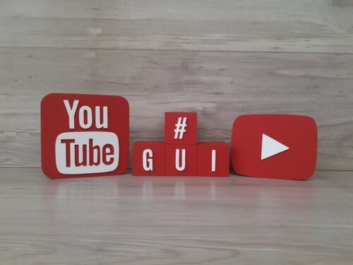 Combo Youtube - Nome em Cubos 4 Letras + Símbolos