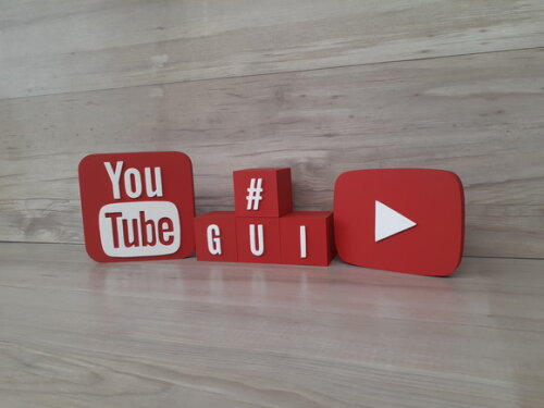Combo Youtube - Nome em Cubos 4 Letras + Símbolos