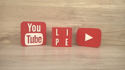 Combo Youtube - Nome em Cubos 4 Letras + Símbolos