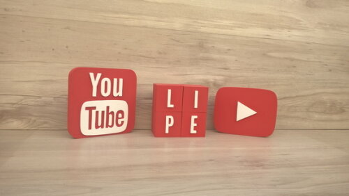 Combo Youtube - Nome em Cubos 4 Letras + Símbolos