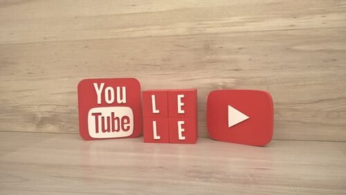 Combo Youtube - Nome em Cubos 4 Letras + Símbolos