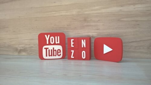 Combo Youtube - Nome em Cubos 4 Letras + Símbolos