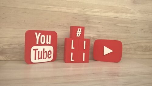 Combo Youtube - Nome em Cubos 5 Letras + Símbolos