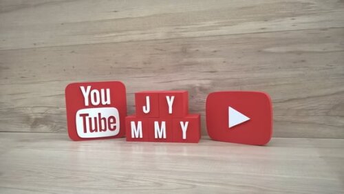 Combo Youtube - Nome em Cubos 5 Letras + Símbolos