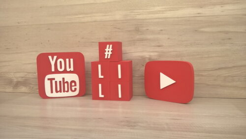 Combo Youtube - Nome em Cubos 5 Letras + Símbolos