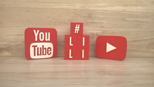Combo Youtube - Nome em Cubos 5 Letras + Símbolos