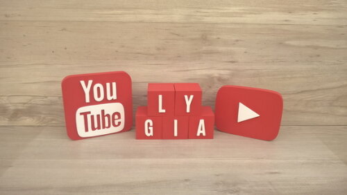 Combo Youtube - Nome em Cubos 5 Letras + Símbolos