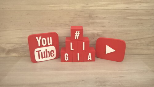 Combo Youtube - Nome em Cubos 6 Letras + Símbolos
