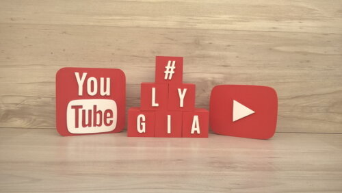 Combo Youtube - Nome em Cubos 6 Letras + Símbolos