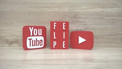 Combo Youtube - Nome em Cubos 6 Letras + Símbolos