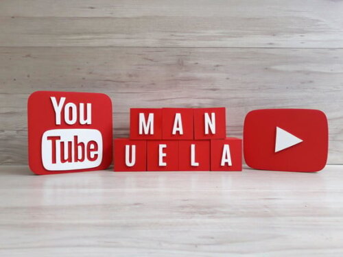 Combo Youtube - Nome em Cubos 7 Letras + Símbolos