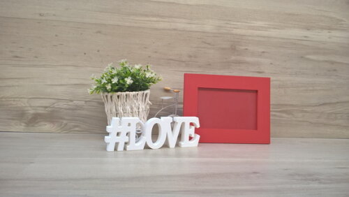Duo Porta retrato + #LOVE