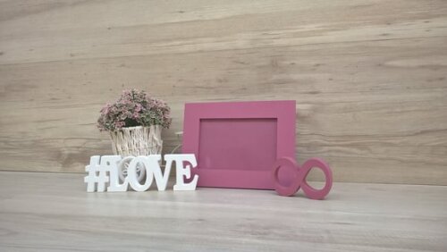 Duo Porta retrato + #LOVE infinito