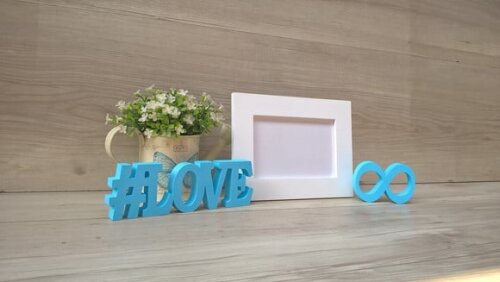 Duo Porta retrato + #LOVE infinito