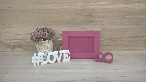 Duo Porta retrato + #LOVE infinito