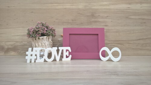 Duo Porta retrato + #LOVE infinito