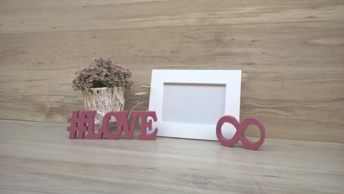 Duo Porta retrato + #LOVE infinito