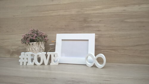 Duo Porta retrato + #LOVE infinito