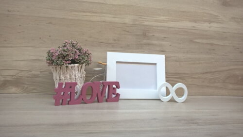 Duo Porta retrato + #LOVE infinito