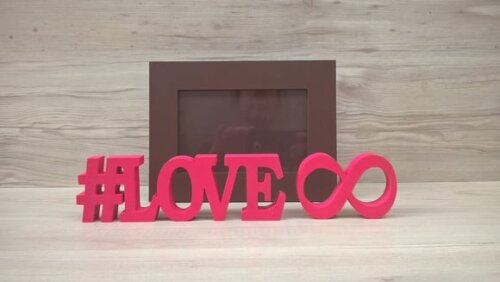 Duo Porta retrato + #LOVE infinito