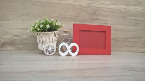 Duo Porta retrato + miniatura infinito