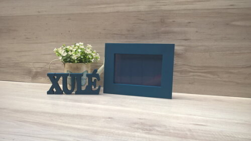 Duo Porta retrato + Palavra linha BK personalizada