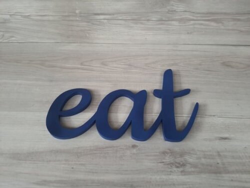 Eat - Linha Ck - Palavra de Parede em mdf