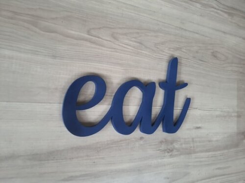 Eat - Linha Ck - Palavra de Parede em mdf