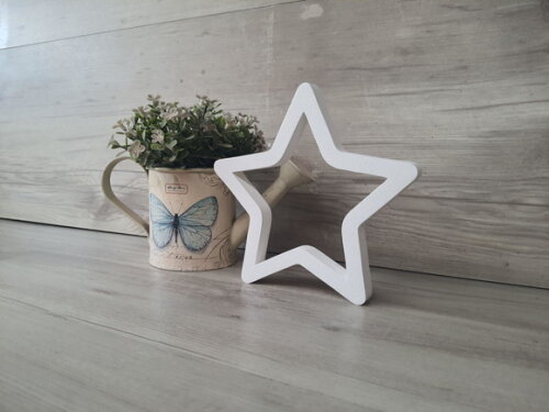 Estrela de Mesa - Modelo Vazado - 15 cm