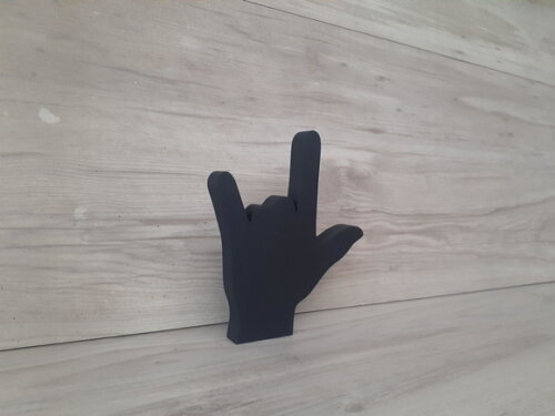 Eu Te Amo em Libras - Simbolo de Mesa em mdf