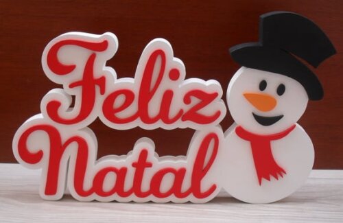 Feliz Natal Boneco de Neve