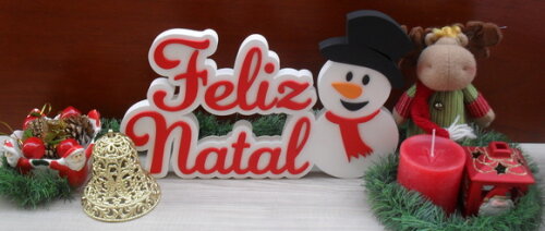 Feliz Natal Boneco de Neve
