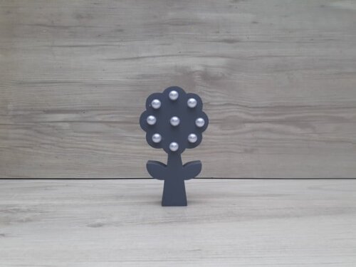 Flor com Caule de Mesa em mdf