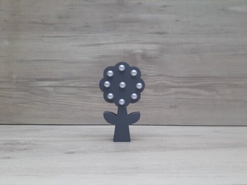 Flor com Caule de Mesa em mdf