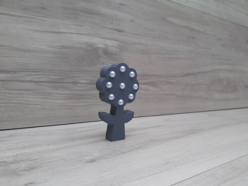 Flor com Caule de Mesa em mdf